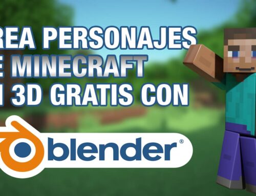 Crea un personaje de Minecraft en Blender